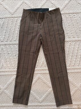 a new day Brown Glen Plaid Dress Pants
